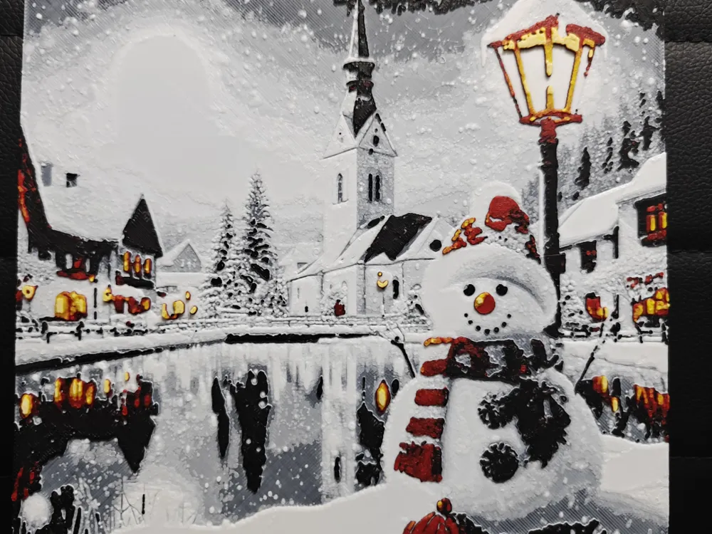 Christmas Village Multi-coloured