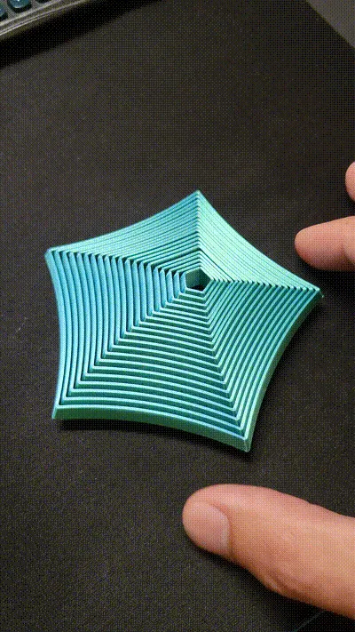 Inverted Reuleaux Pentagon - Free 3D Print Model - MakerWorld