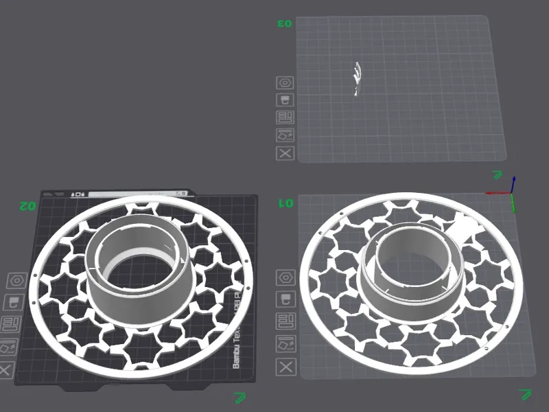 Bambu spool. Gear Edition for A1 Mini. 