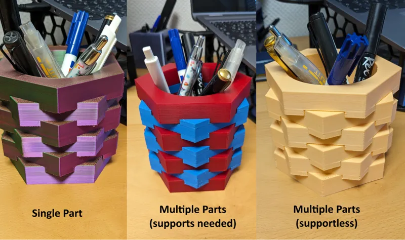 Hexnut Pen Holder