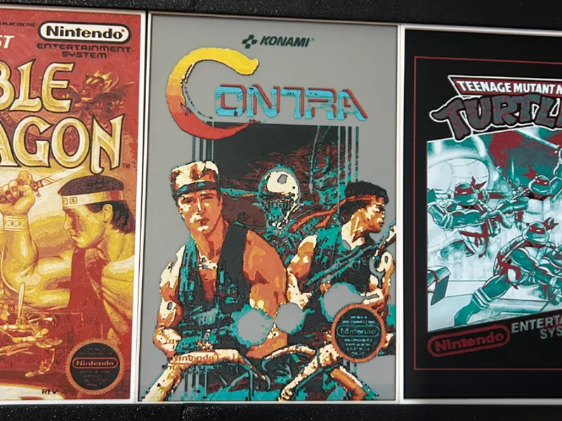 Contra NES Hueforge Poster