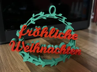 Merry Christmas Ornament
