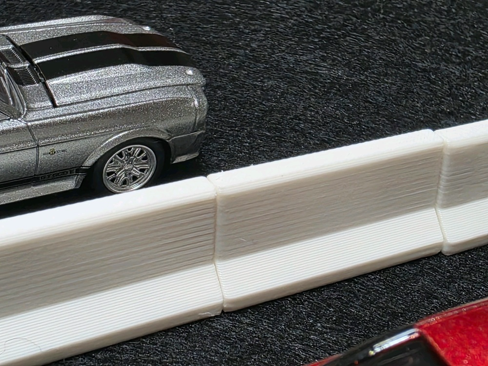 Concrete Median Barrier 1/64 dioramas