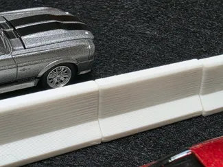 Concrete Median Barrier 1/64 dioramas