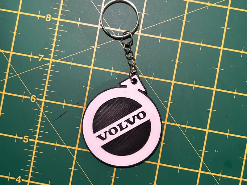 Volvo logo keyring