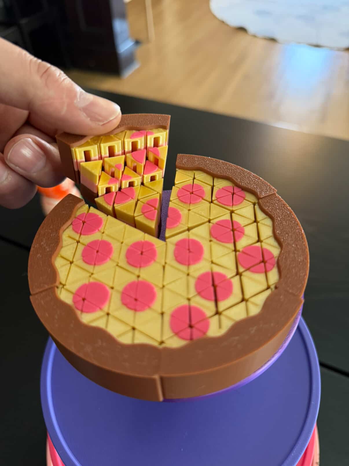 Miniatura 2 do modelo 3D Mini Pixel Pizza Slice (2 Styles)