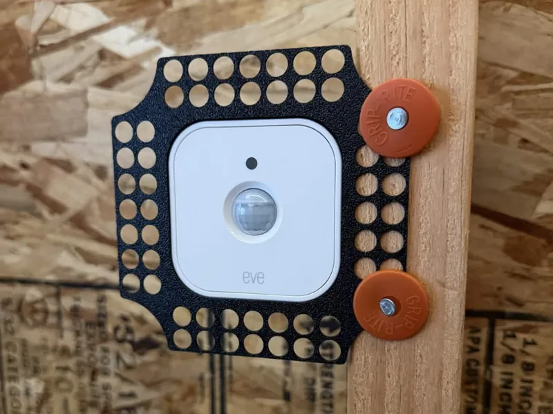 Eve motion sensor drywall insert