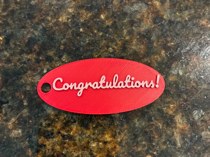 Congratulations Gift Tag