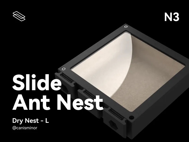 Slide Ant Nest - N3 (Large Dry Nest)