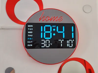 Digital LED clock frame 6659