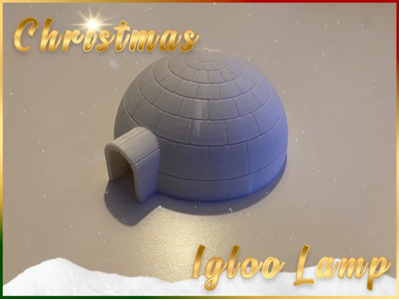 [Christmas] Cozy Igloo Lamp