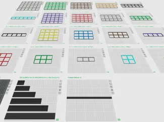 Gridfinity Baseplate Complete System and Spacers