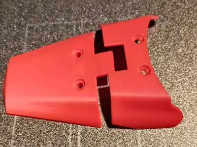 Rear fender with a similar shape for Losi Promoto