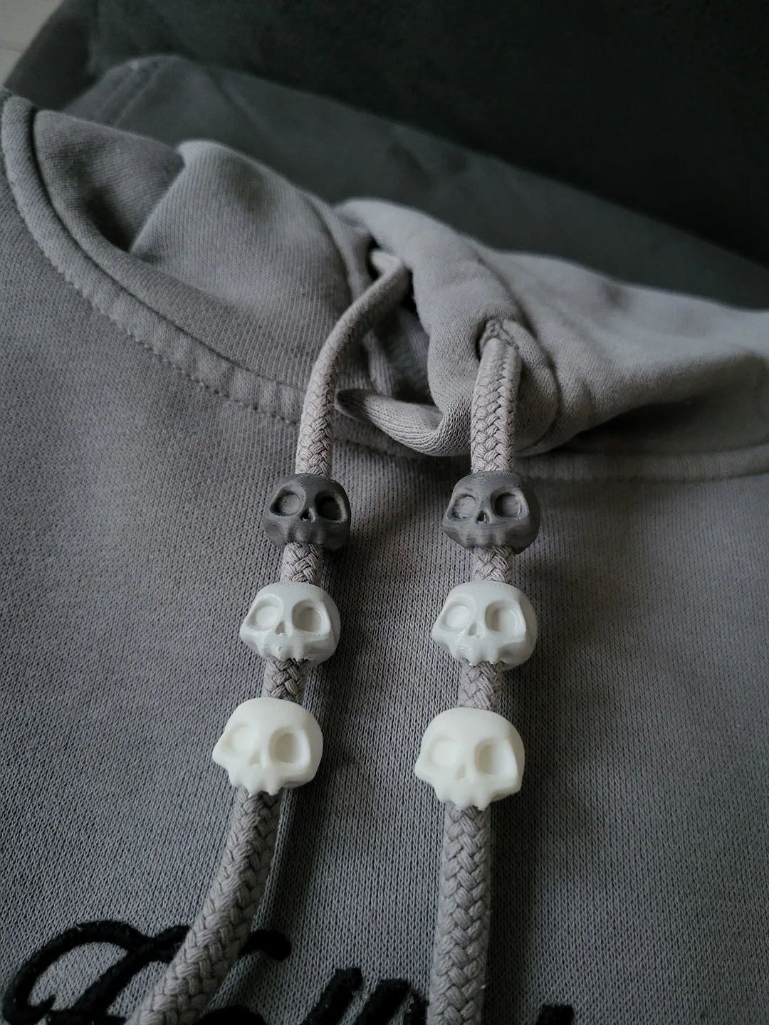 Cute Skull - Drawstring Beads view 2