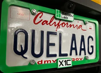 Bambu number plate frame (12x6")