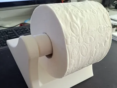 Magnetic toiletpaper holder