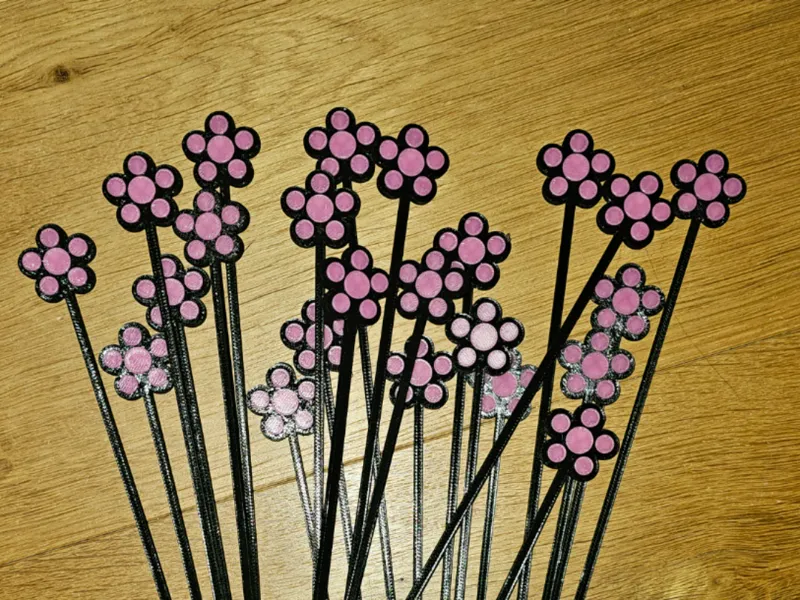 Blumenstecker Blüte Kennzeichnung