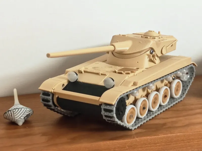 cyberbrick遥控AMX1375坦克1：35微缩模型