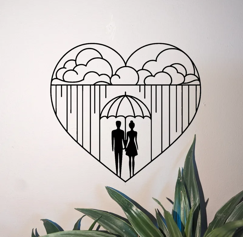 Stormy Love - Wall Art