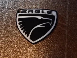 eagle talon logo keychain