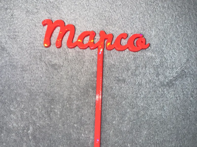 Personalisierter Namensstecker "Marco"