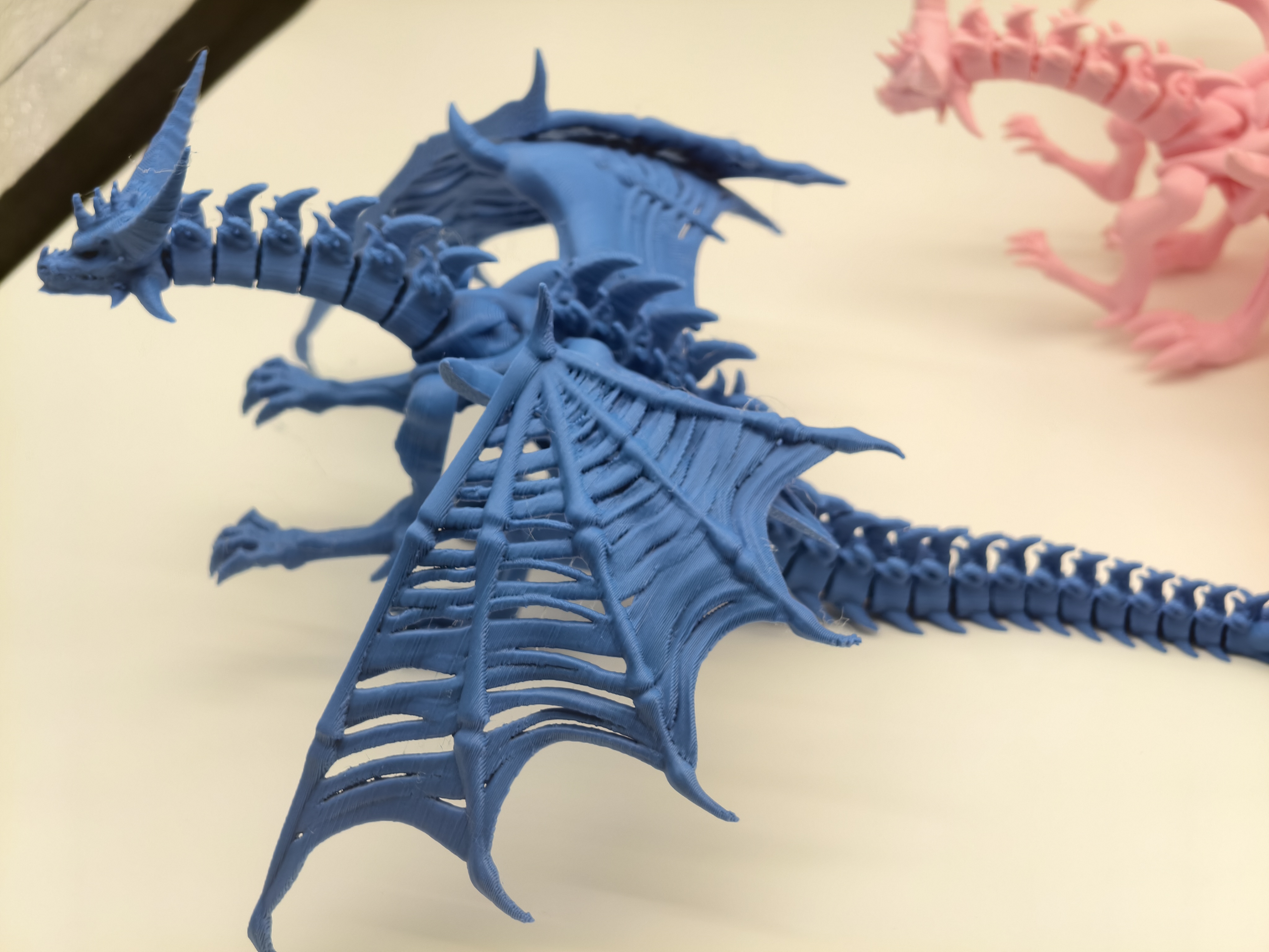 Miniatura 1 do modelo 3D 魔兽世界冰霜巨龙，辛达苟萨新版，无需支撑MINI可打