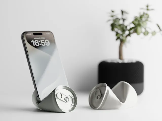 Soda Can Phone Stand