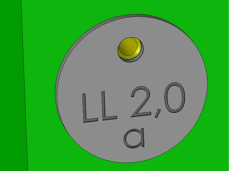 Lehren Schild Ø20