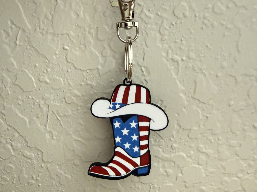 Western American Keychain