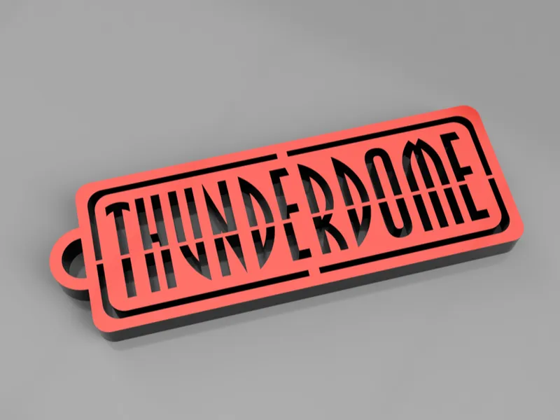 Thunderdome Keychain