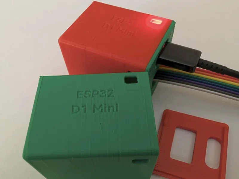 Spacious ESP32 D1 Mini Case