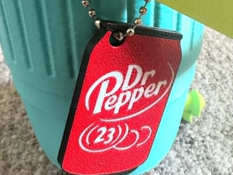 Dr Pepper Pop Can Tap Opener Keychain