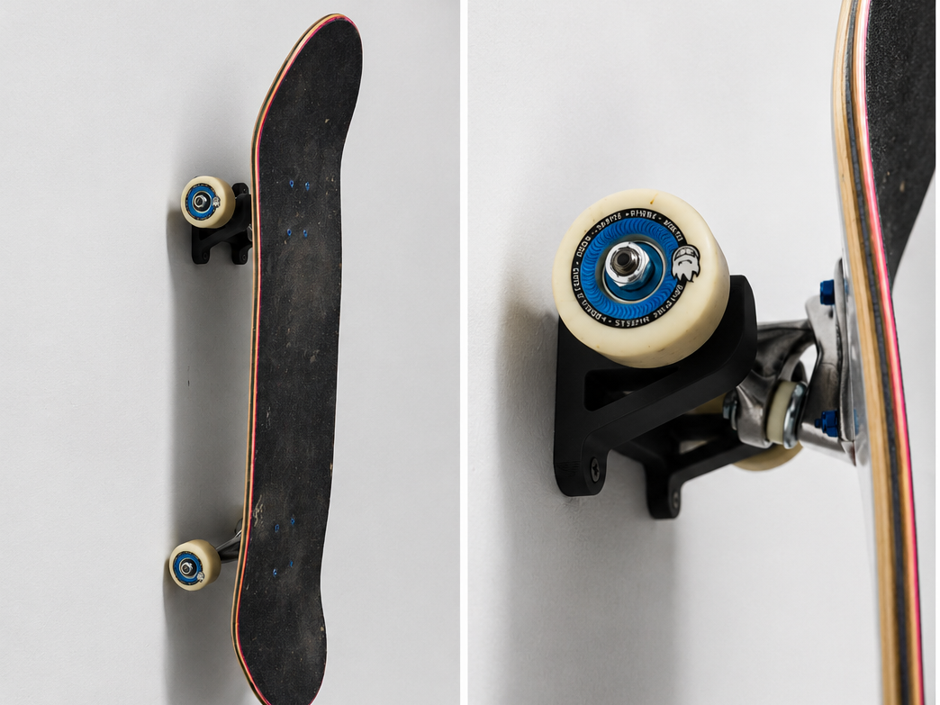 Vertical Skateboard Wall Mount