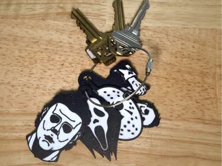Halloween Keychain Jason, Myers, GhostFace