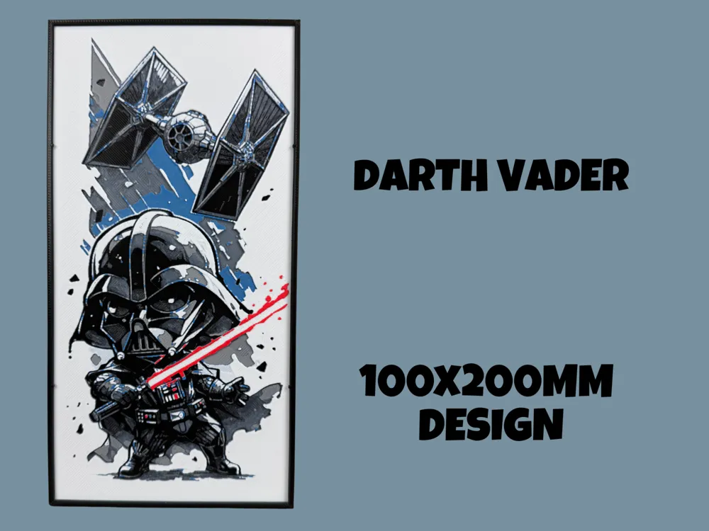 Darth Vader with Tie Fighter - Star Wars