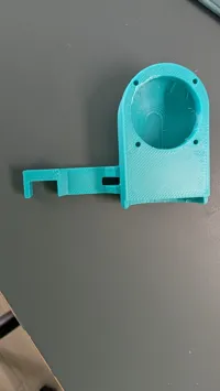 Guide et fixation pour ventilateur de 25mm