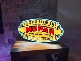Mopar Logo Lightbox