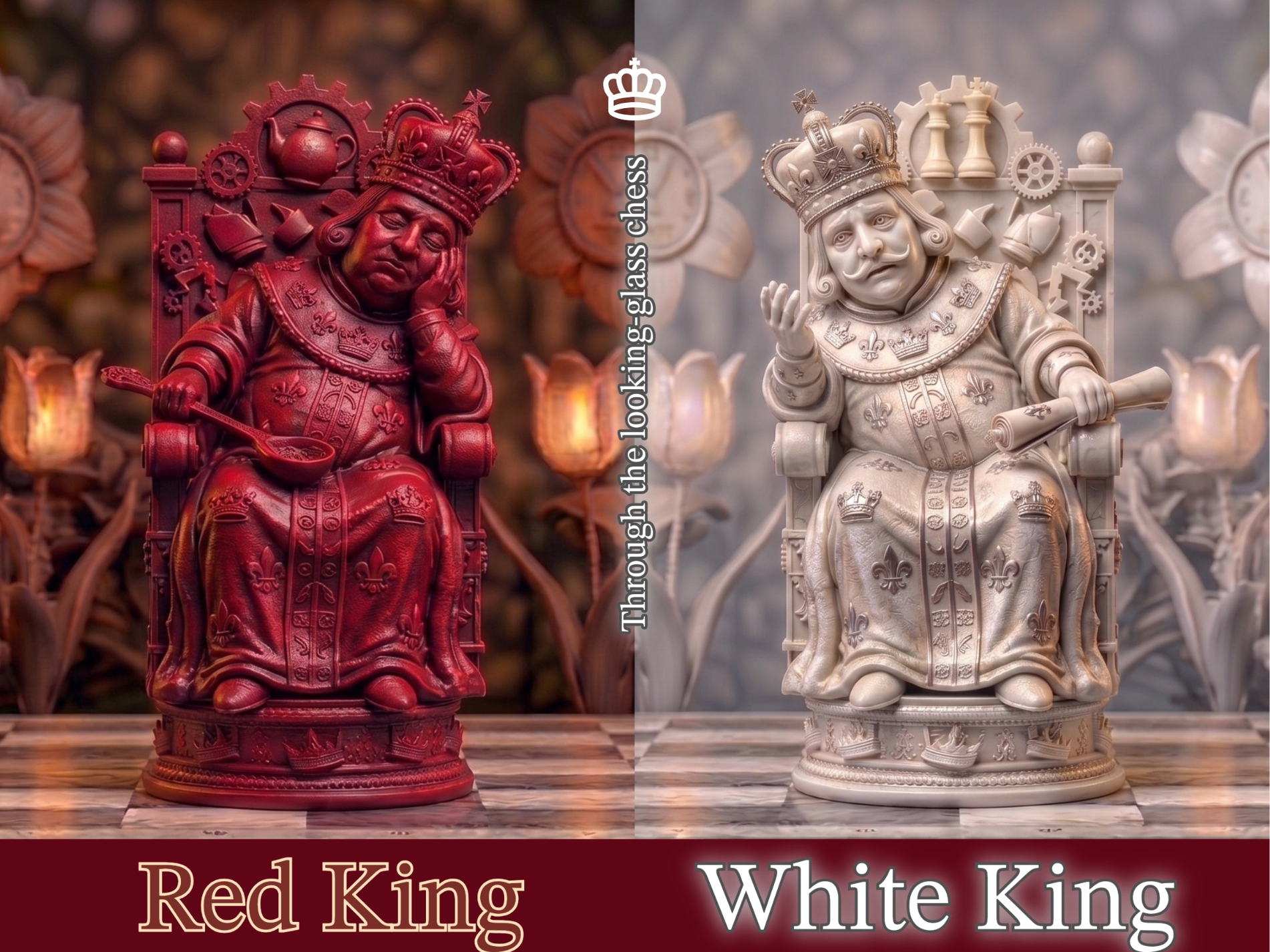 The Royal Duo: Red King & White King