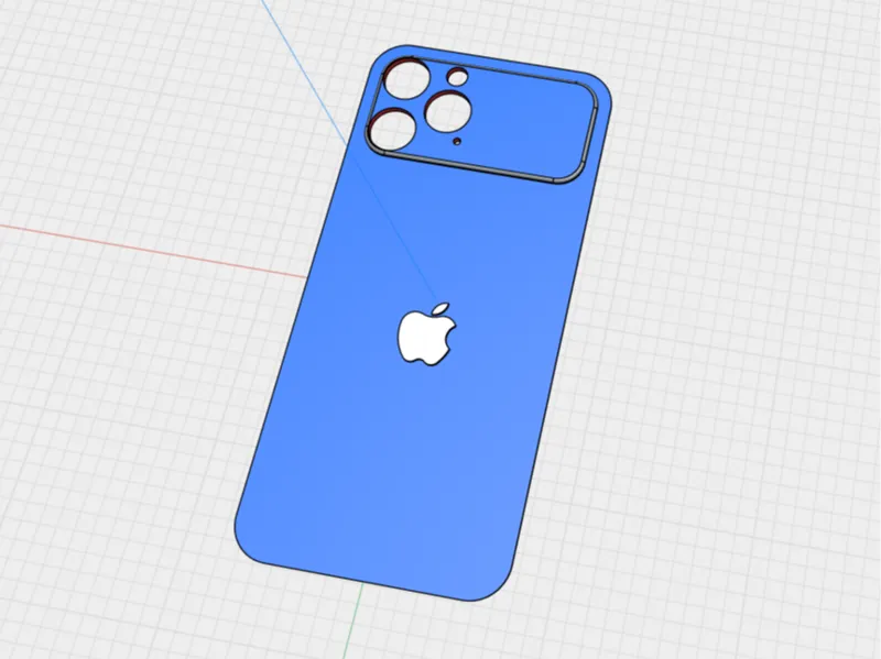 iPhone12 Pro Max 后盖模型