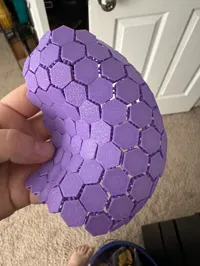 Tissu maille hexagonale rapide à imprimer — photo 2