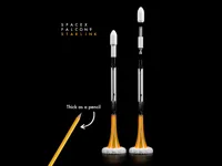 Falcon 9 with Starlink