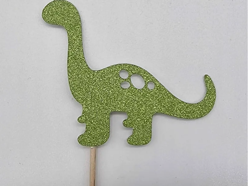 Dino cupcake topper