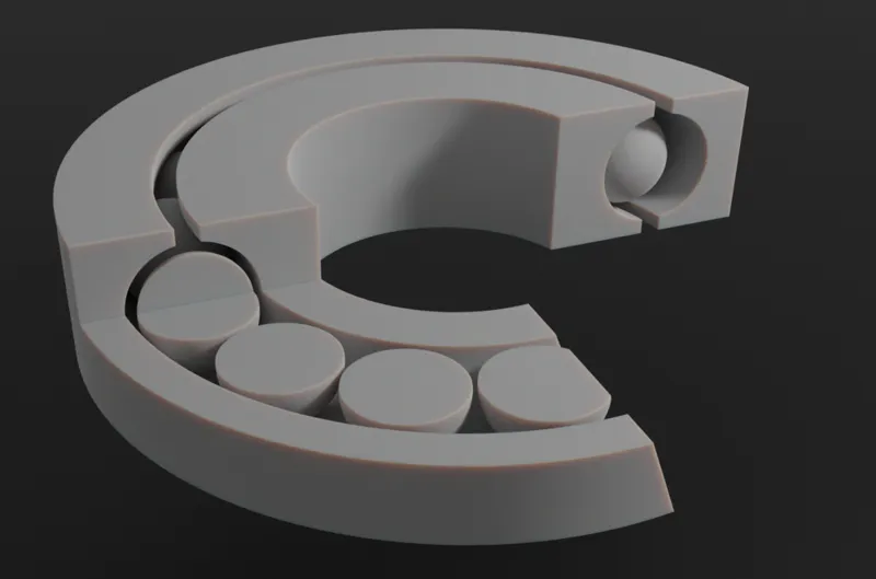 Ball Bearing Print-In-Place (Small - 24 mm)