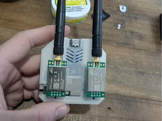 Don Anon Tech Blue ESP 32 Case