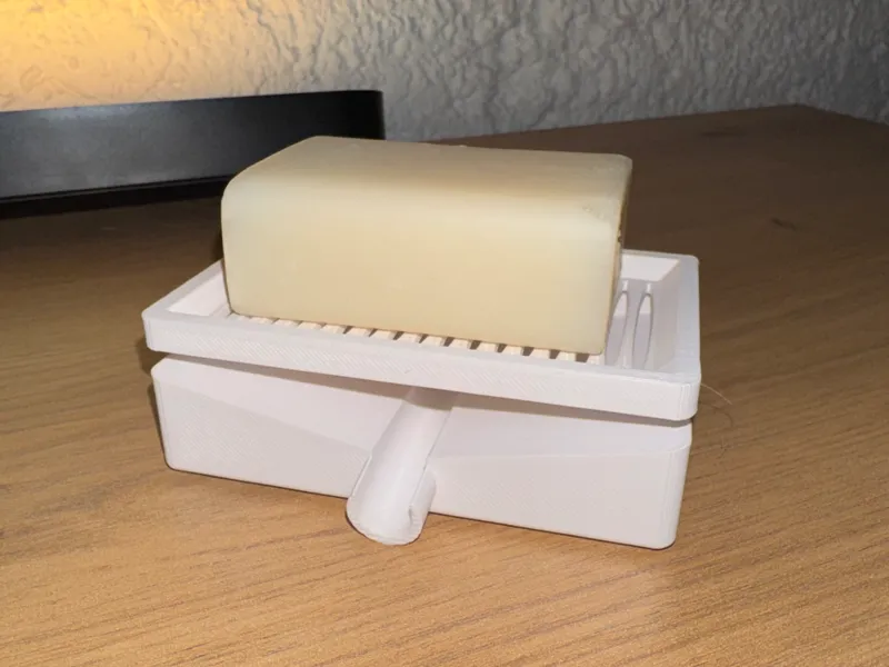 Bar Soap Holder with Water outlet | Kernseife