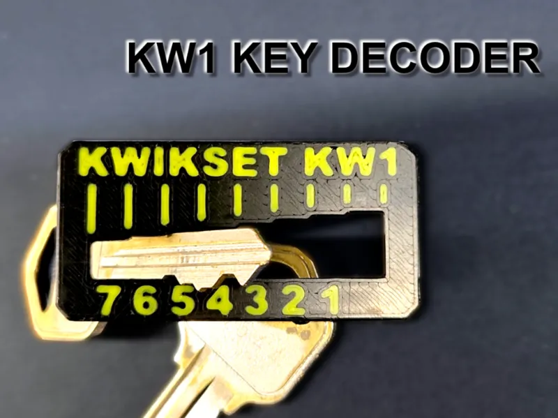 Kwikset KW1 Keycode Decoder Card