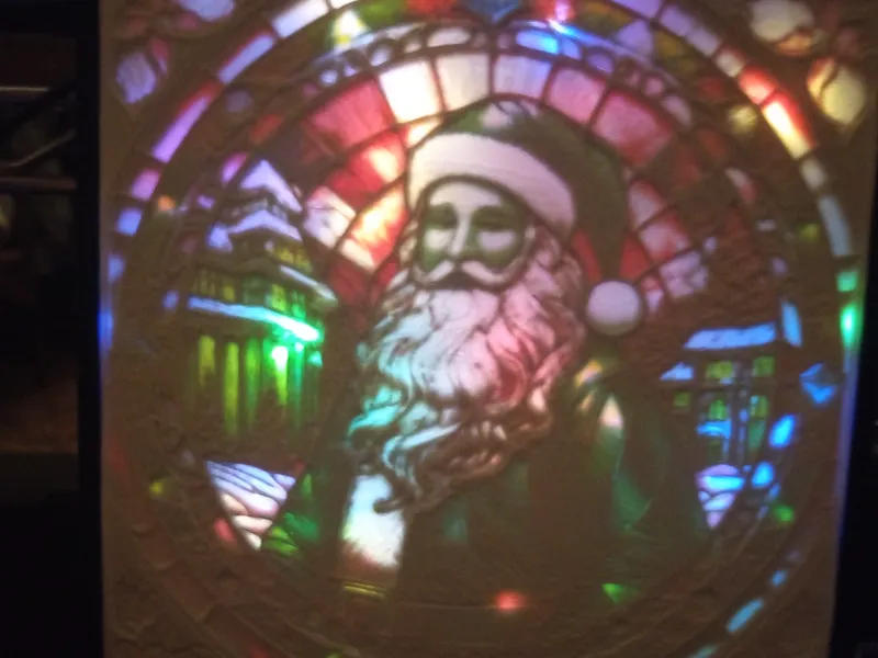 lithophane Babbo Natale 
