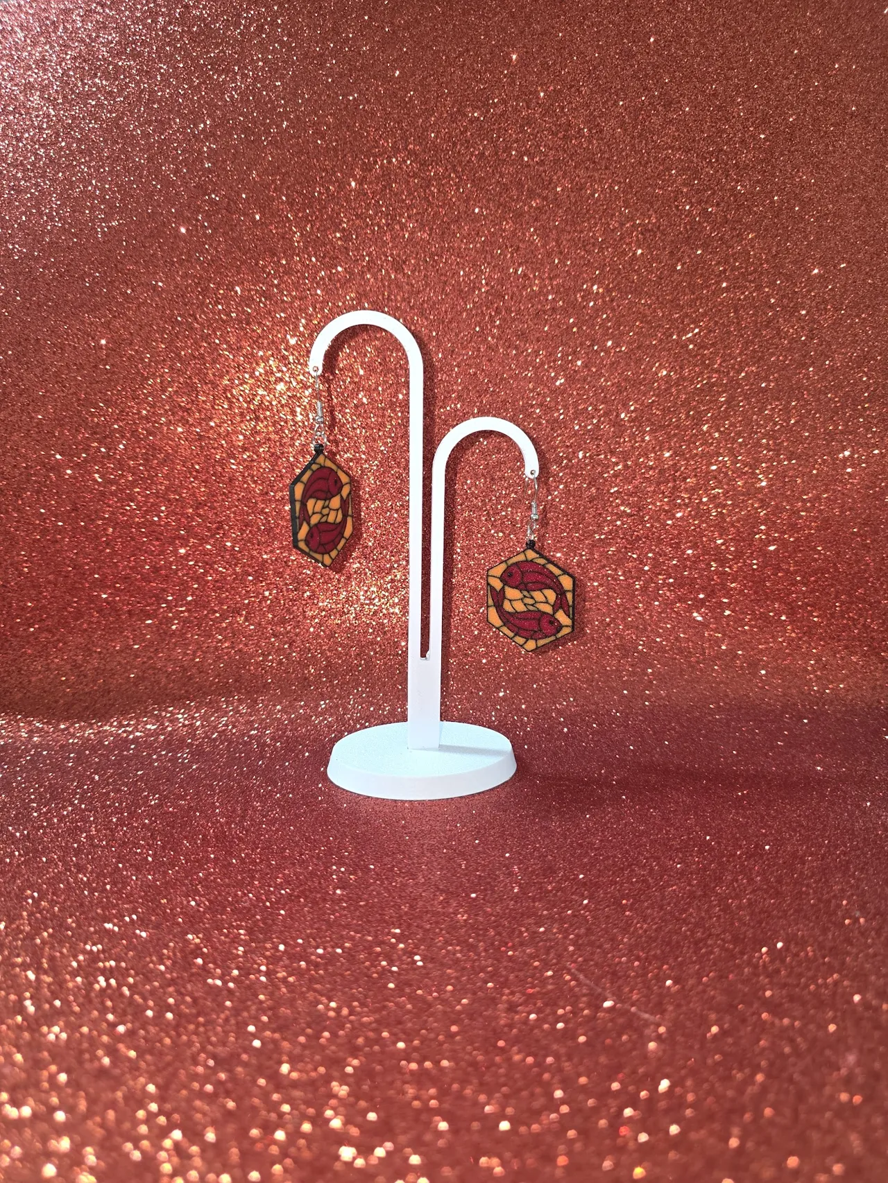 At the bottom of the sea earrings view 3