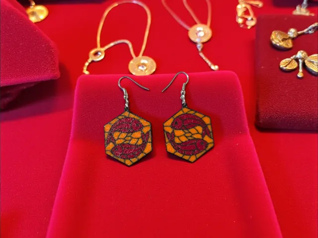 At the bottom of the sea earrings