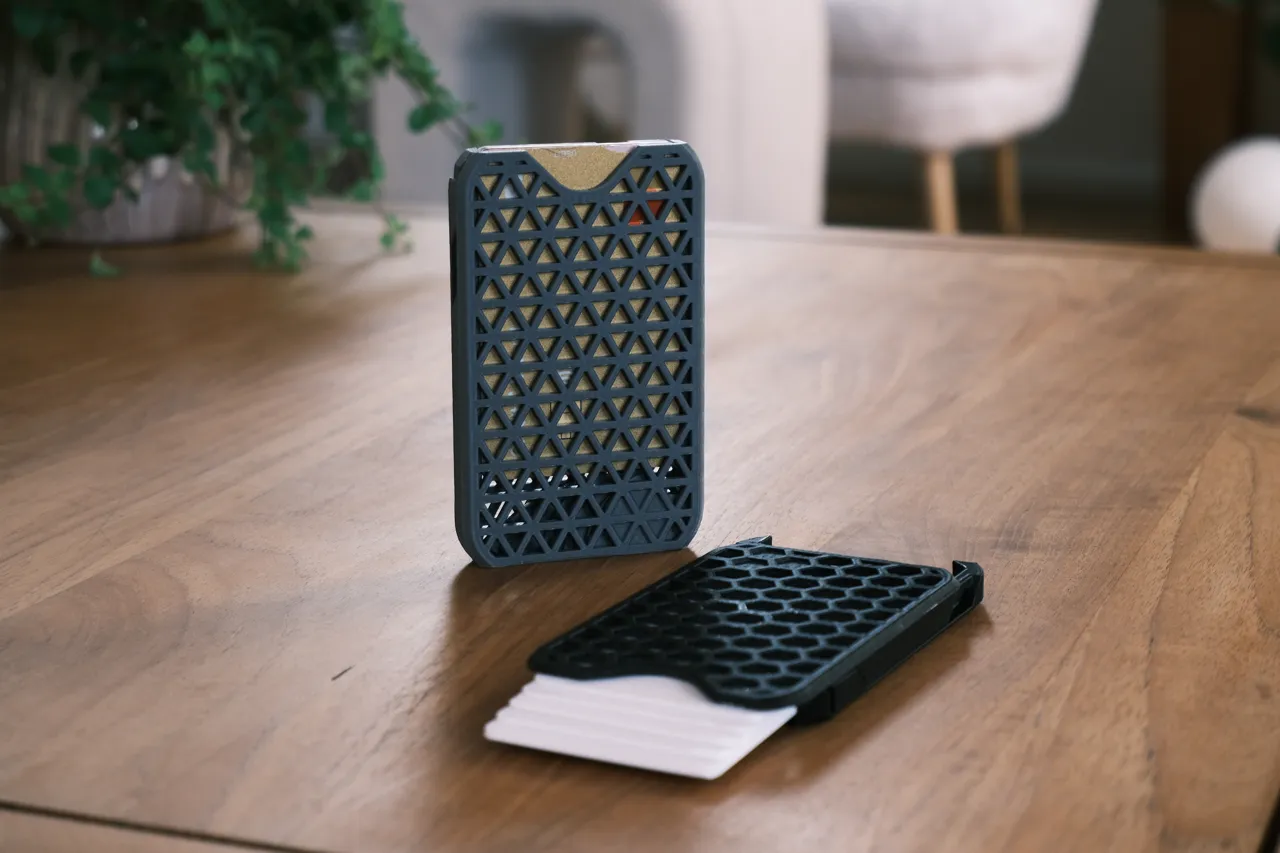 Slidr _ Print-in-place slinding card wallet view 2
